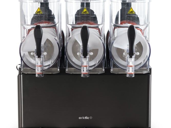 Machine à slush 3 x 12 l, Arktic, , Noir, 220- - professionnel professionnel de qualité