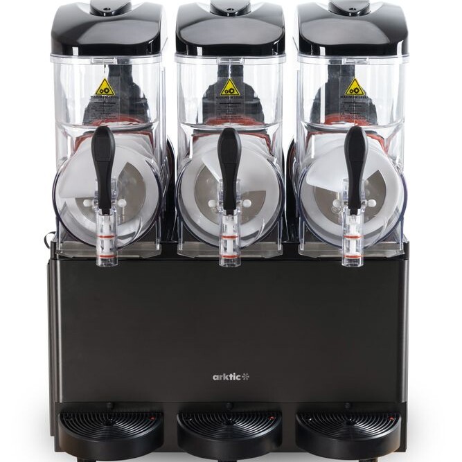 Machine à slush 3 x 12 l,  Arktic,  ,  Noir,  220- - professionnel professionnel de qualité