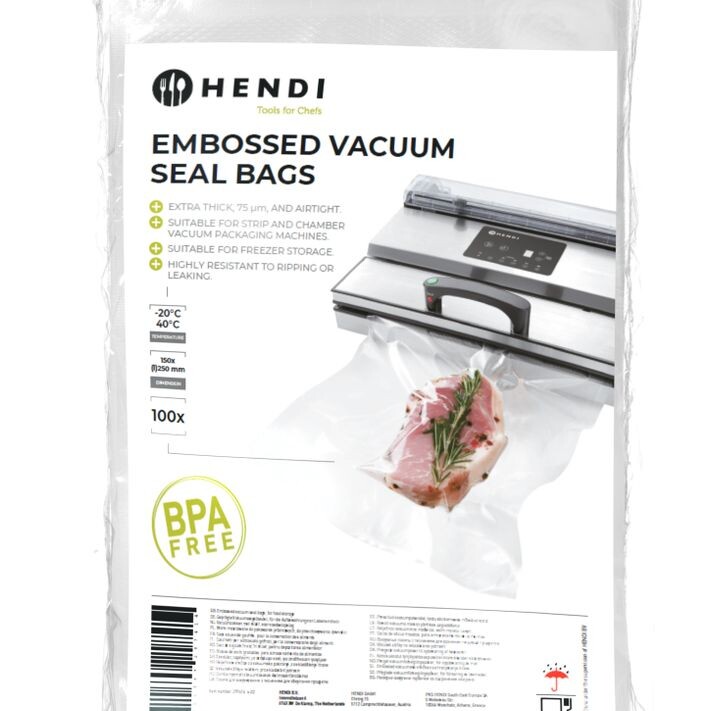 Sacs sous vide gaufrés,  ,  100 u.,  150x250mm - professionnel professionnel de qualité
