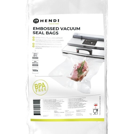 Sacs sous vide gaufrés,  ,  100 u.,  150x400mm - équipement professionnel de qualité