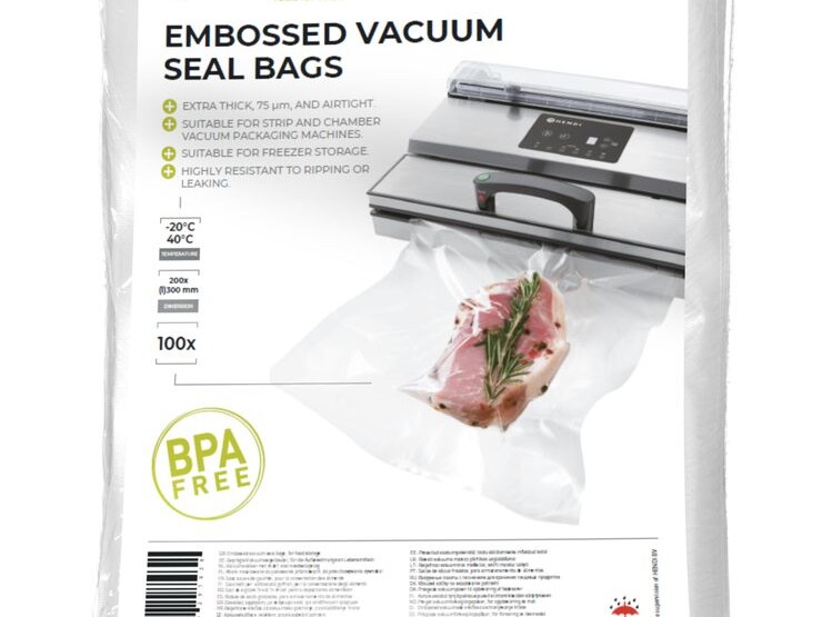 Sacs sous vide gaufrés, , 100 u., 200x300mm - professionnel professionnel de qualité