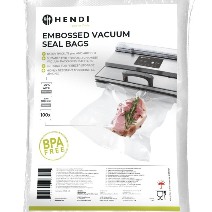 Sacs sous vide gaufrés,  ,  100 u.,  200x300mm - professionnel professionnel de qualité