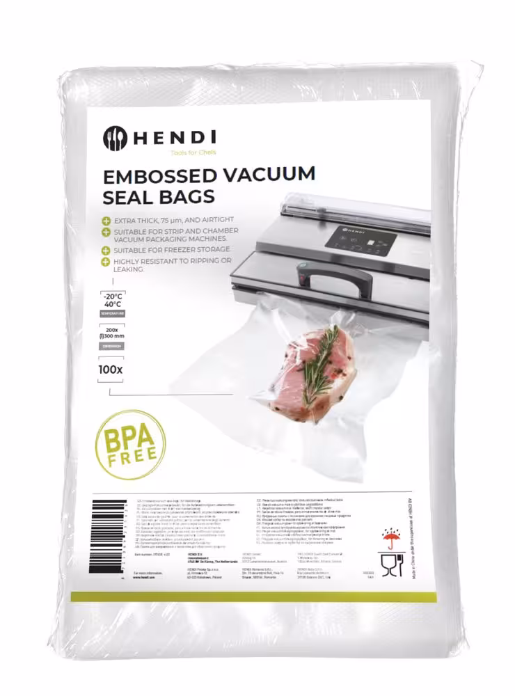 Sacs sous vide gaufrés,  ,  100 u.,  200x300mm - professionnel professionnel de qualité