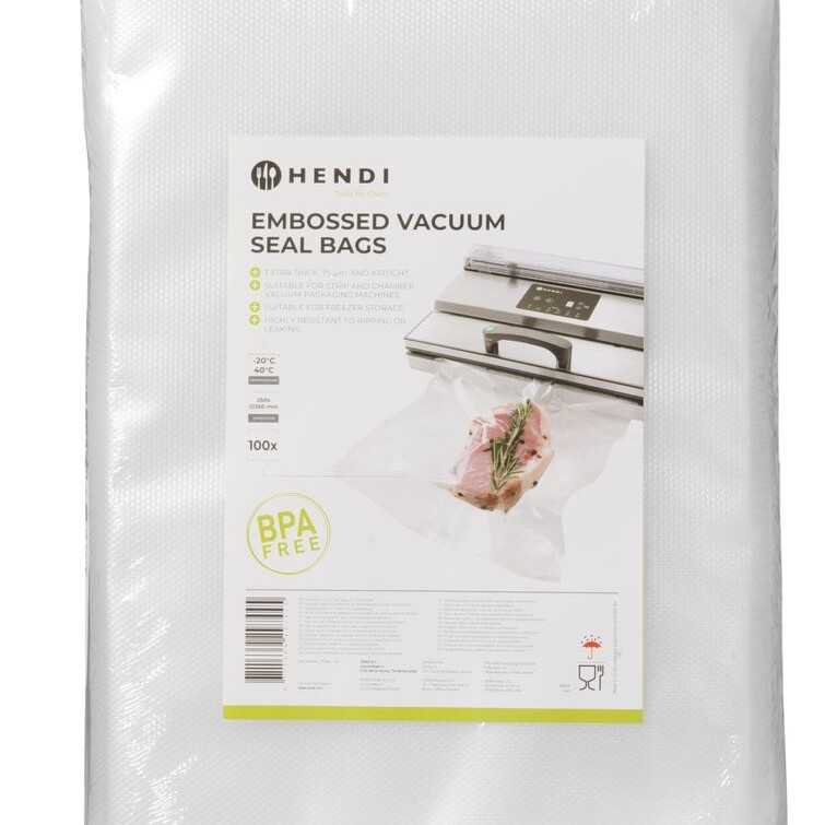 Sacs sous vide gaufrés,  ,  100 u.,  250x350mm - équipement professionnel de qualité