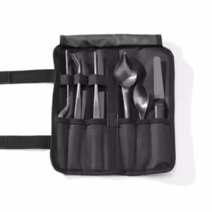 Set de dressage Chef,  6 pièces,  noir - professionnel professionnel de qualité