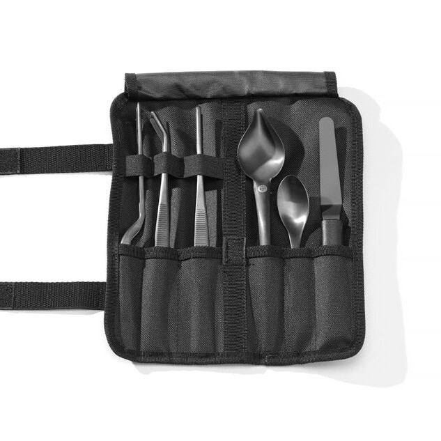 Set de dressage Chef,  6 pièces,  noir - professionnel professionnel de qualité