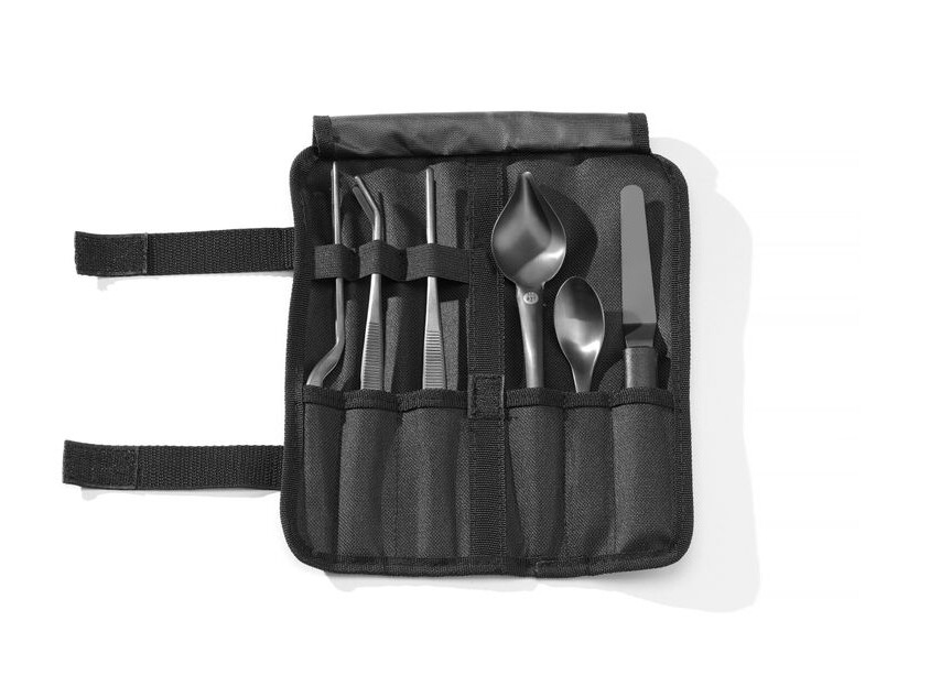 Set de dressage Chef, 6 pièces, noir - professionnel professionnel de qualité