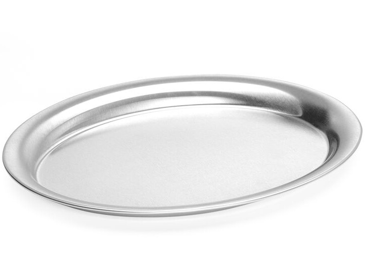 Plateau à café oval, , 265x195mm - restauration professionnel de qualité