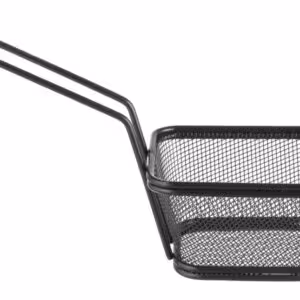 Paniers à frites miniatures empilables noirs - cuisine professionnel de qualité