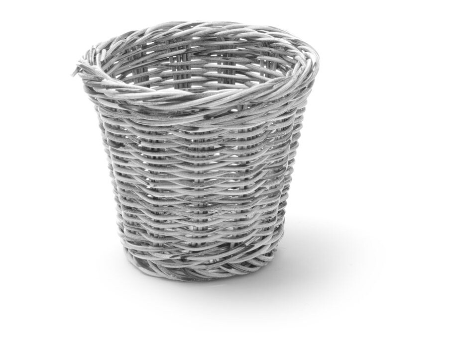 Panier snack,  ,  Gris clair,  ⌀130x(H)110mm - professionnel professionnel de qualité