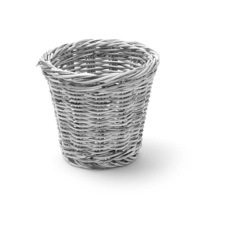 Panier snack,  ,  Gris clair,  ⌀130x(H)110mm - professionnel professionnel de qualité