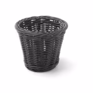 Panier snack,  ,  Noir,  ⌀130x(H)110mm - restauration professionnel de qualité