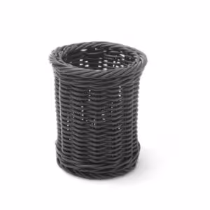 Corbeille à couvert,  ,  Noir,  ⌀100x(H)120mm - professionnel professionnel de qualité