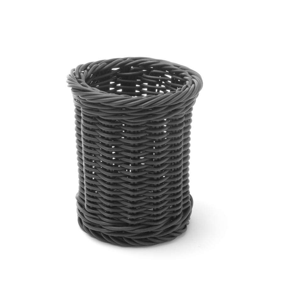 Corbeille à couvert,  ,  Noir,  ⌀100x(H)120mm - professionnel professionnel de qualité