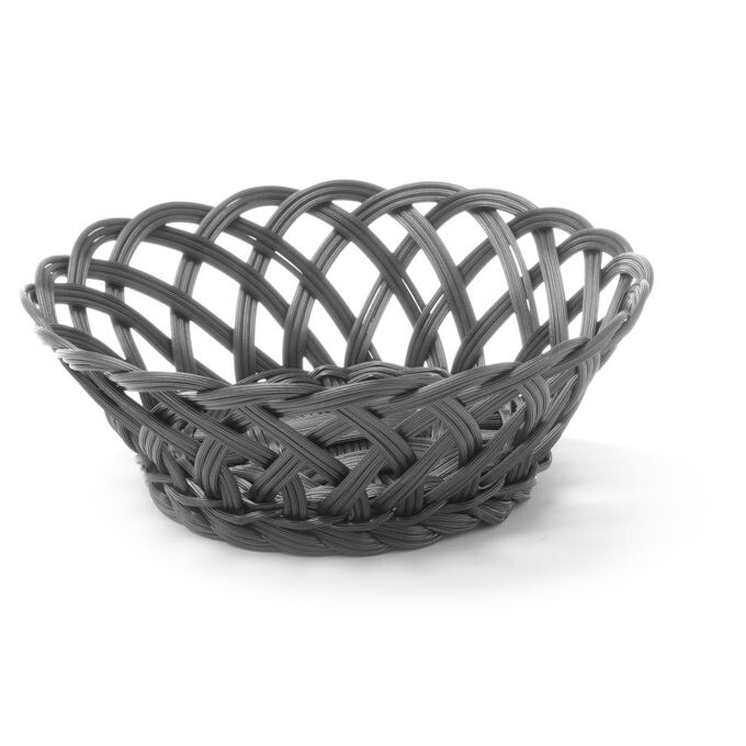 Corbeilles tressées ,  ,  rond,  Noir - cuisine professionnel de qualité