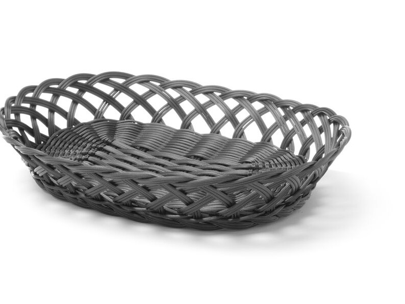 Corbeilles tressées ,  ,  ovale,  Noir - restauration professionnel de qualité
