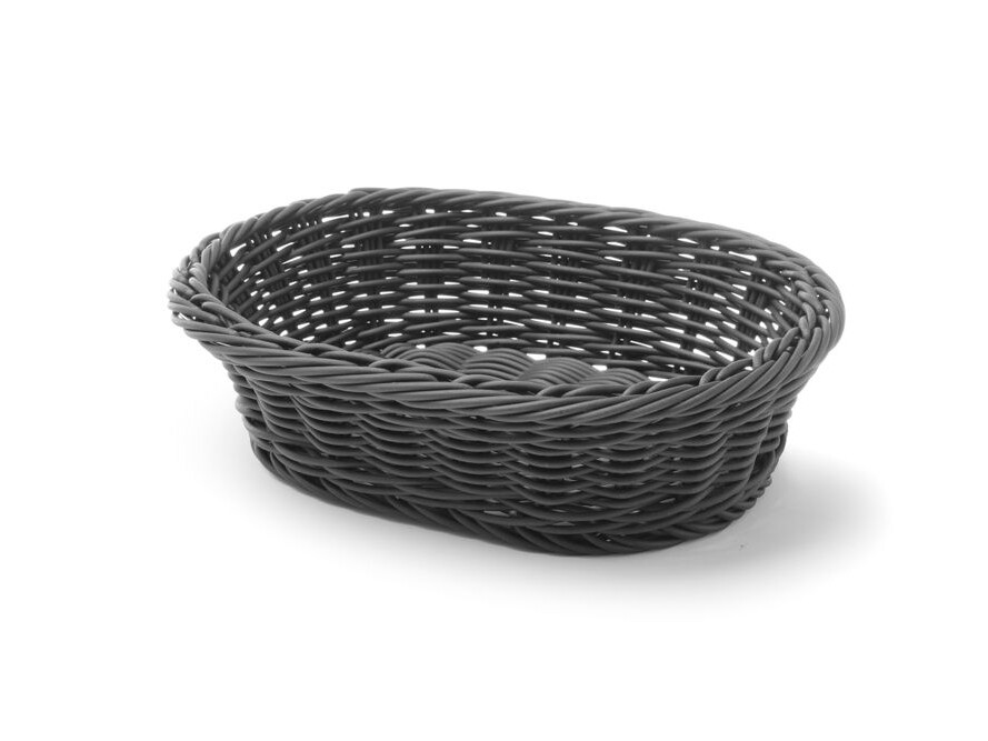 Corbeille à pain ovale, , Noir - professionnel professionnel de qualité