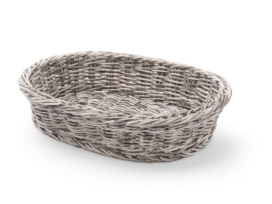 Corbeille à pain ovale, , Gris clair - professionnel professionnel de qualité