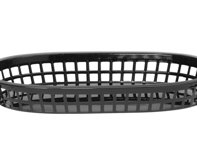 Paniers de service style fast-food,  ,  Noir,  6 u. - équipement professionnel de qualité