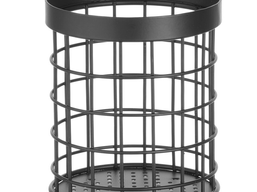 Porte-couverts noir, , ⌀125x(H)145mm - restauration professionnel de qualité