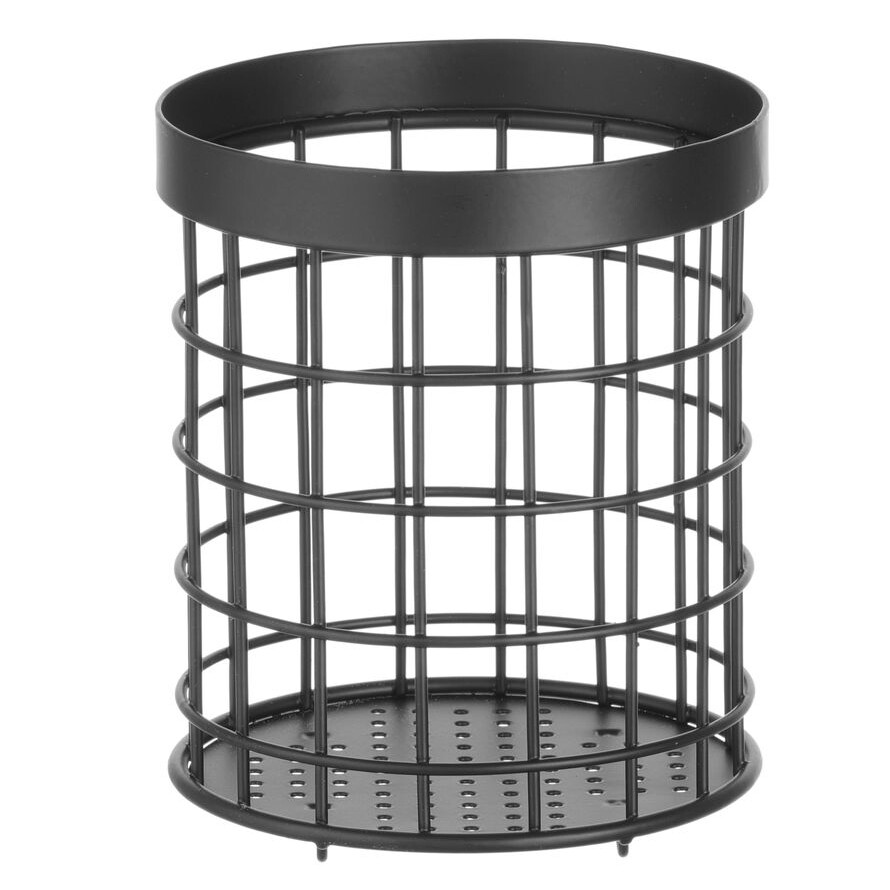 Porte-couverts noir,  ,  ⌀125x(H)145mm - restauration professionnel de qualité