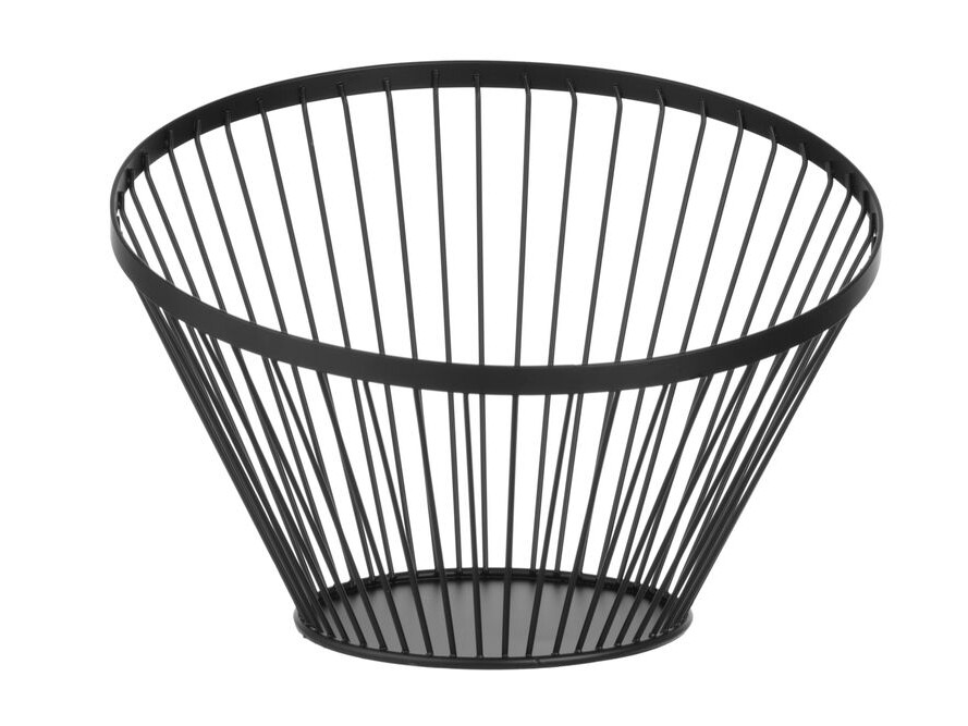 Panier à fruits oblique noir,  ,  ⌀300x(H)205mm - restauration professionnel de qualité