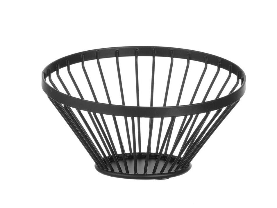 Panier à fruits oblique noir, , ⌀150x(H)80mm - professionnel professionnel de qualité