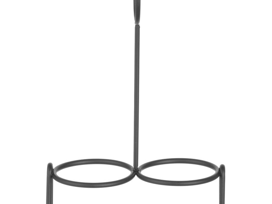 Support à condiments noir - professionnel professionnel de qualité