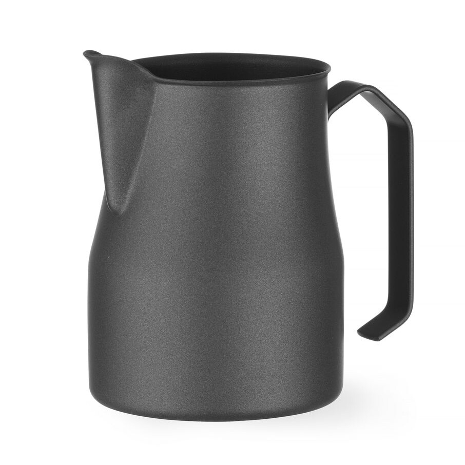 Pot à lait noir mat avec bec verseur en forme V,  ,  0, ... - professionnel professionnel de qualité