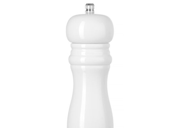 Moulin à sel bois, , Blanc, ⌀55x(H)215mm - professionnel professionnel de qualité