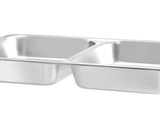 Bac 1/1 pour chafing dish avec 2 compartiments, , 7 - professionnel professionnel de qualité