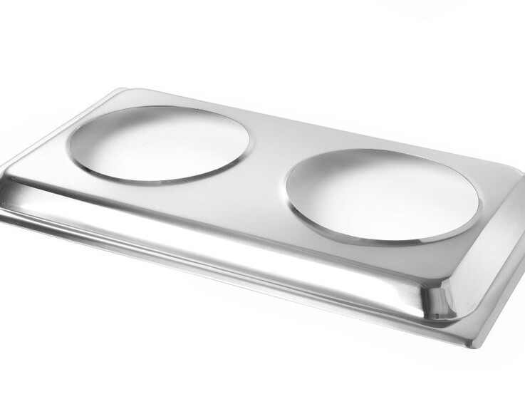 Plateau-support pour 2 bacs bains-marie,  ,  Plateau-supp... - cuisine professionnel de qualité