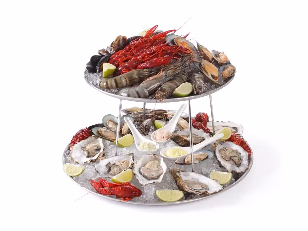 Support plateau de fruits de mer, , ⌀400x(H)200mm - cuisine professionnel, vue détaillée