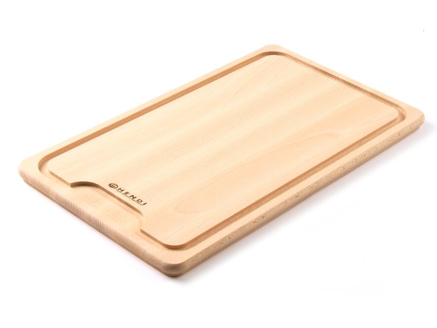 Planche à découper la viande, , Bois clair, 390x230mm - cuisine professionnel de qualité