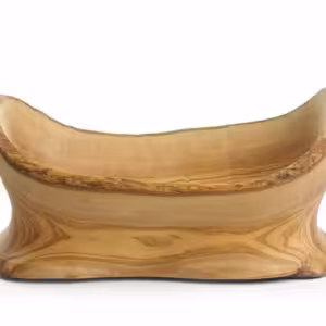Bol décoratif en bois d’olivier - restauration professionnel de qualité