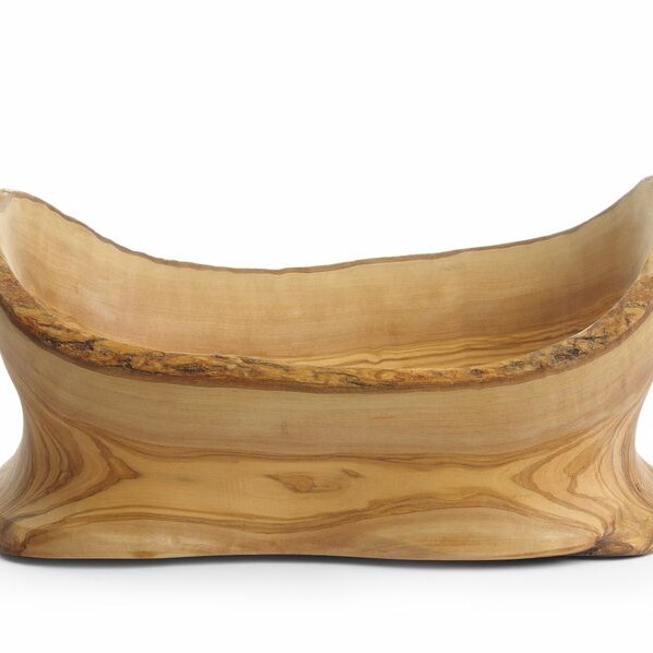 Bol décoratif en bois d’olivier - restauration professionnel de qualité