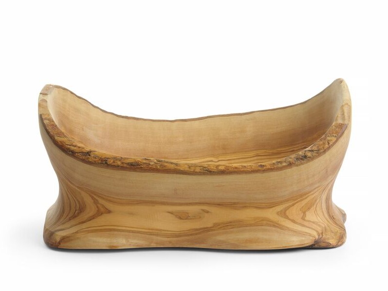 Bol décoratif en bois d’olivier - restauration professionnel de qualité