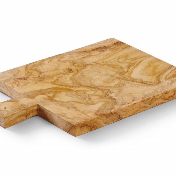 Planche à servir en bois d'olivier - restauration professionnel de qualité