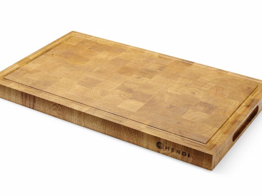 Planche de présentation en chêne,  bois de bout - professionnel professionnel de qualité