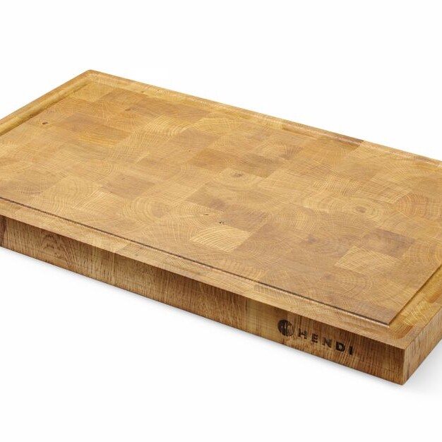 Planche de présentation en chêne,  bois de bout - professionnel professionnel de qualité