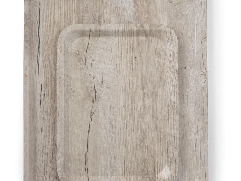 Plateau de service en mélamine avec imprimé bois,  Amer... - restauration professionnel de qualité