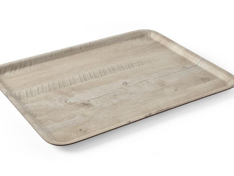 Plateau de service en mélamine avec imprimé bois,  Amer... - restauration professionnel de qualité