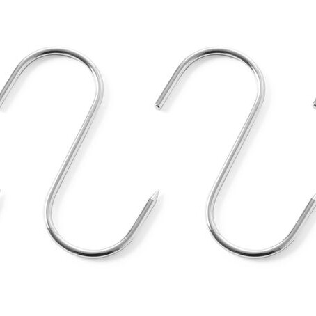Crochets de boucherie - set de 4,  ,  4 u.,  90x4mm - cuisine professionnel de qualité