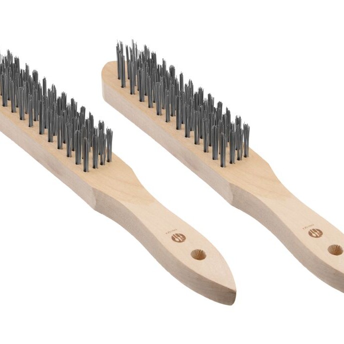 Brosse métallique - 2 pièces,  ,  2 u.,  (L)290mm - restauration professionnel de qualité