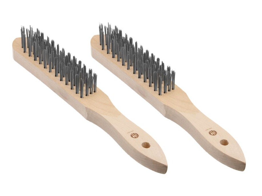 Brosse métallique - 2 pièces, , 2 u., (L)290mm - restauration professionnel de qualité