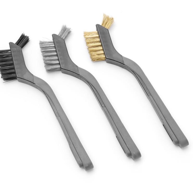 Set de brosses métalliques étroites - 3 pièces,  ,  3 ... - restauration professionnel de qualité