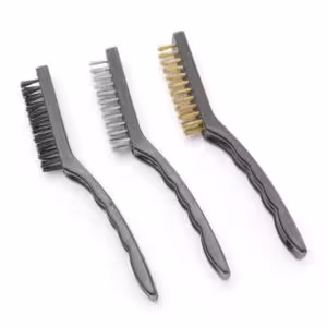 Set de brosses métalliques étroites - 3 pièces,  ,  3 ... - restauration professionnel de qualité