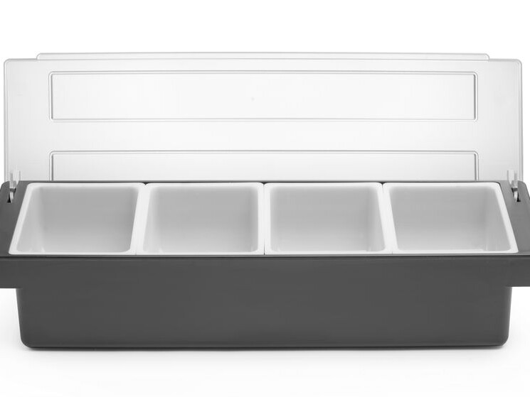 Boîte à ingrédients - 4 bacs, BarUp - restauration professionnel de qualité