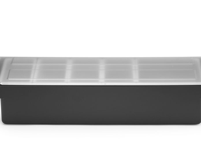 Boîte à ingrédients - 5 bacs, BarUp, Noir - restauration professionnel de qualité