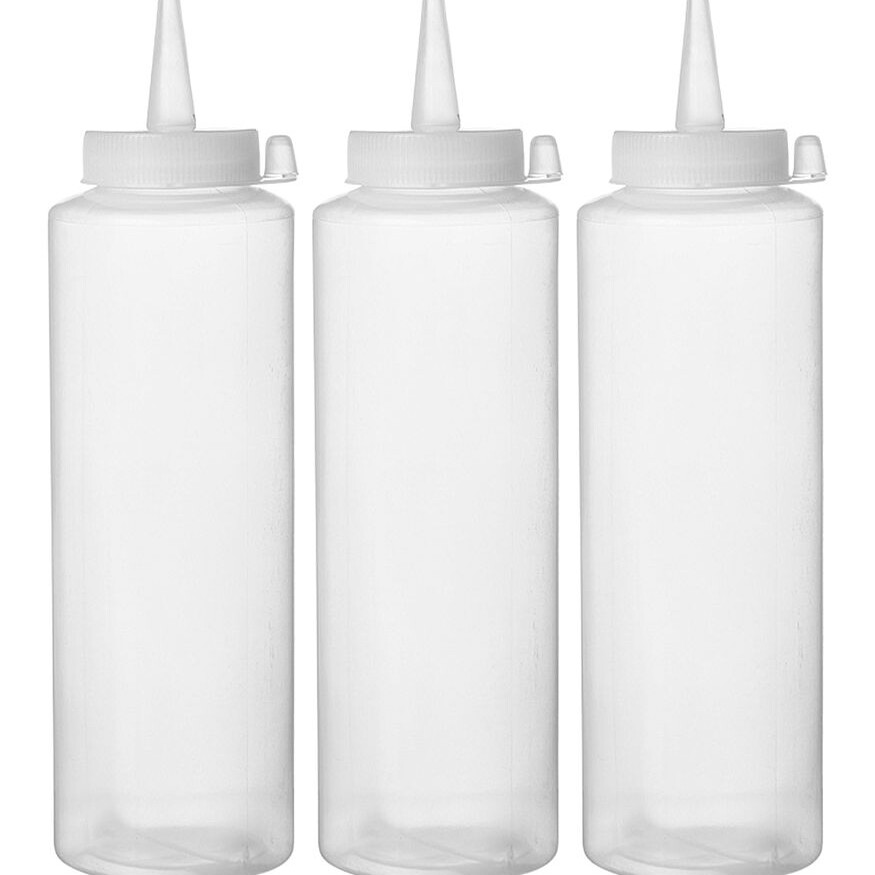Sets de flacon distributeur - 3 pièces,  ,  0,  Transpar... - cuisine professionnel de qualité